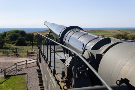 Cannon in the museum of artillery in Odessa, Ukraine.の写真素材