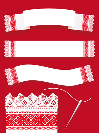 vintage bannerのイラスト素材