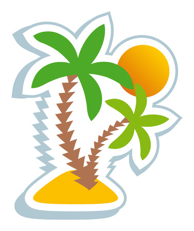 Tropical symbolのイラスト素材