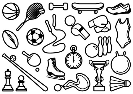 Sports symbolsのイラスト素材