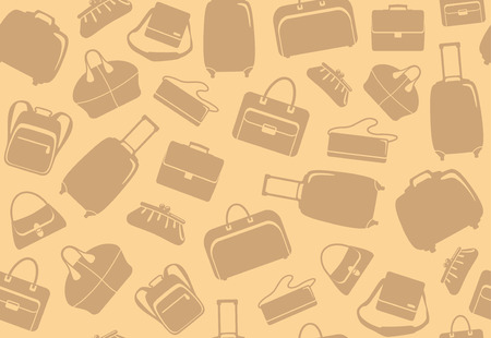 Background from bags and suitcasesのイラスト素材