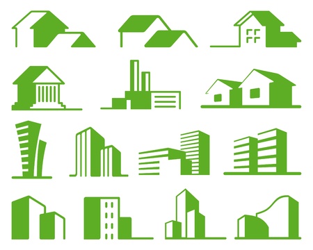 Real estate symbolsのイラスト素材