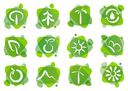 Environmental symbolsのイラスト素材