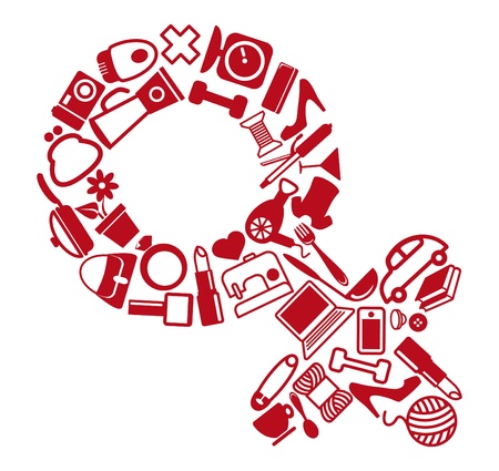 Female gender symbolのイラスト素材