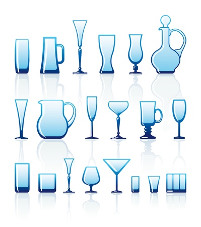 Glasswaresのイラスト素材