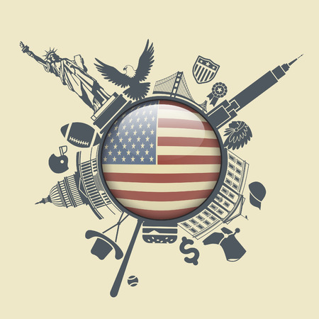 The Symbol Of Americaのイラスト素材