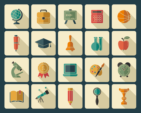 Education iconsのイラスト素材