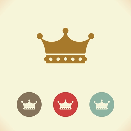 Symbol of the Royal crown. Illustrationのイラスト素材
