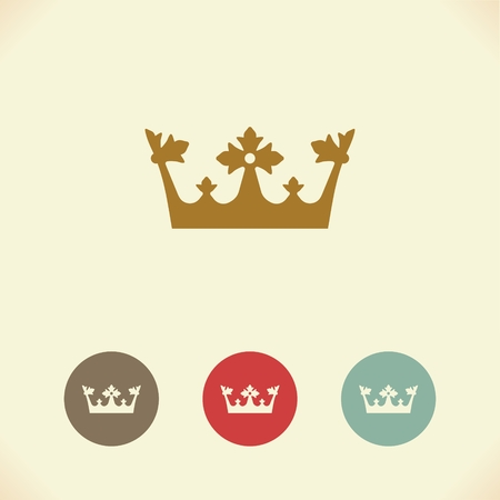 symbol of the Royal crown. Illustrationのイラスト素材
