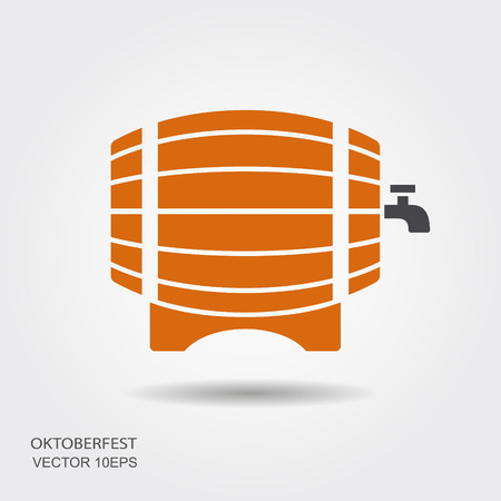 Barrel of beer logoのイラスト素材