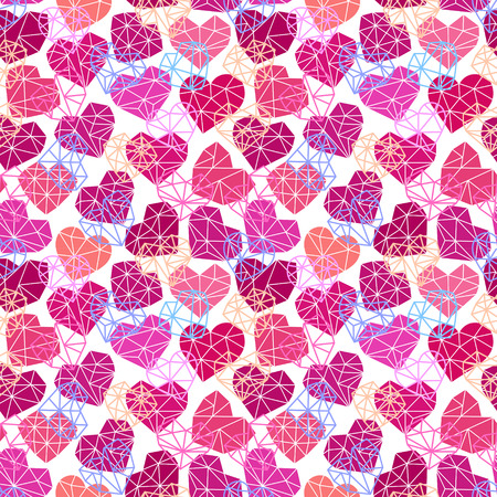 Seamless background with Linear birthday symbols . Vector illustrationのイラスト素材