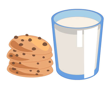 Breakfast lunch and dinner food colorful vectorのイラスト素材