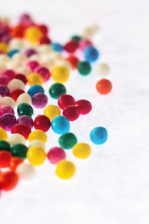Many sprinkles close upの写真素材