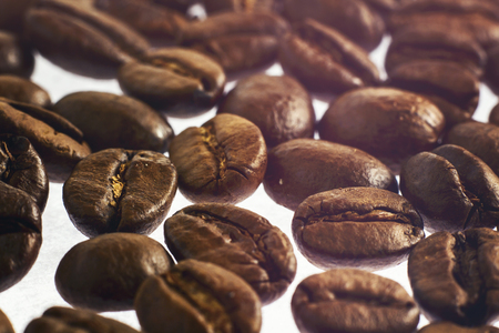 Coffee beans close upの写真素材