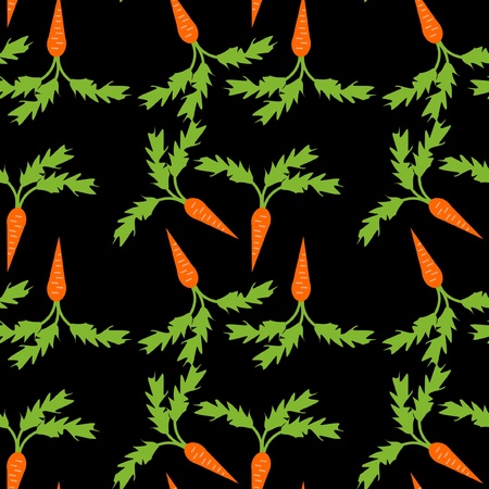 seamless background with carrotsのイラスト素材