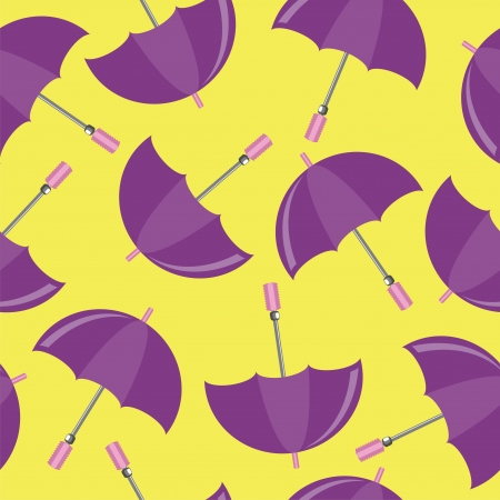 seamless background with umbrellasのイラスト素材