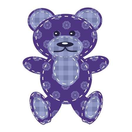 nice teddy bear scrapbookのイラスト素材