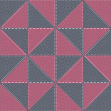 patchwork background with decor elementsのイラスト素材