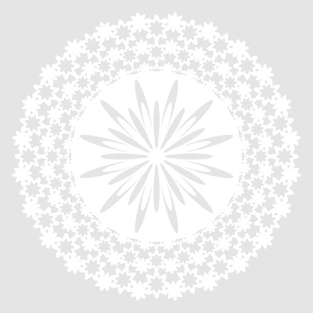 white circle napkinのイラスト素材