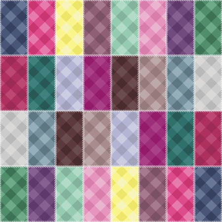 patchwork backgroundのイラスト素材