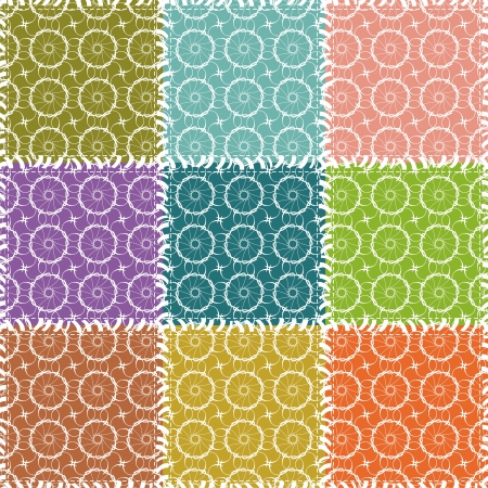 patchwork backgroundのイラスト素材
