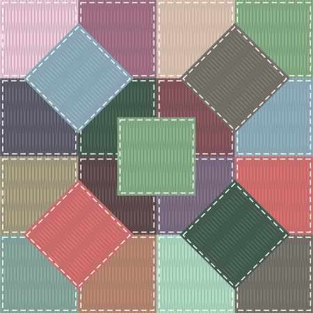 patchwork backgroundのイラスト素材