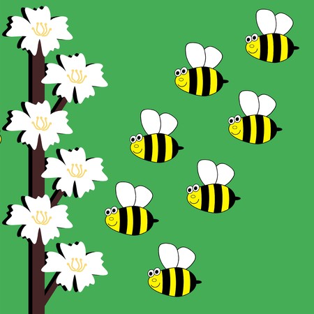 nice monkey on white backgroundのイラスト素材