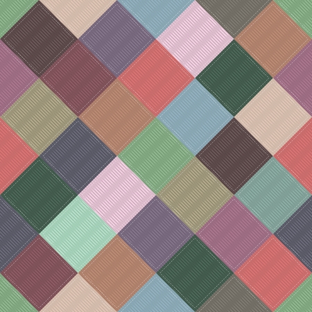 patchwork background with different patternsのイラスト素材