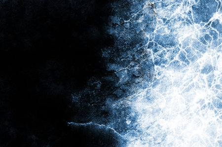 painted, cracked, fragmented and obsolete wall background.