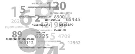 Creative and modern background with letters.のイラスト素材