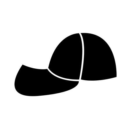 hat icon on white backgroundのイラスト素材