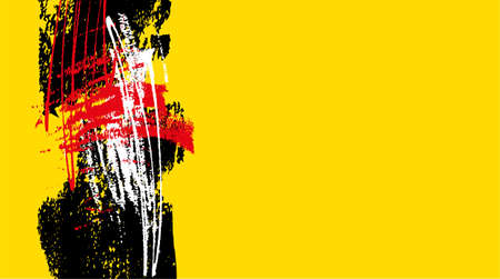 background with grunge dynamic brush strokes.のイラスト素材