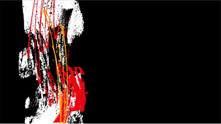 background with grunge dynamic brush strokes.のイラスト素材