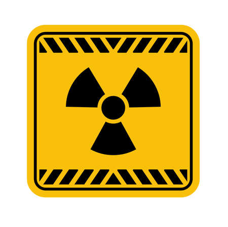 warning sign on white backgroundのイラスト素材