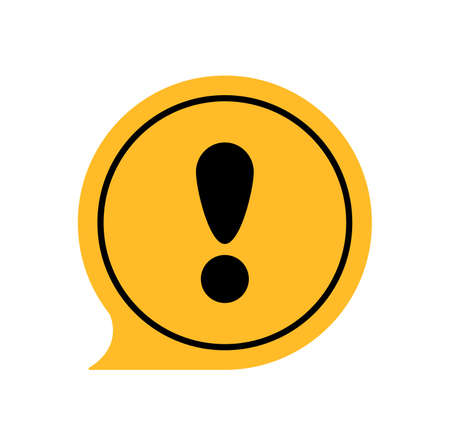 exclamation mark. Vector icon.のイラスト素材
