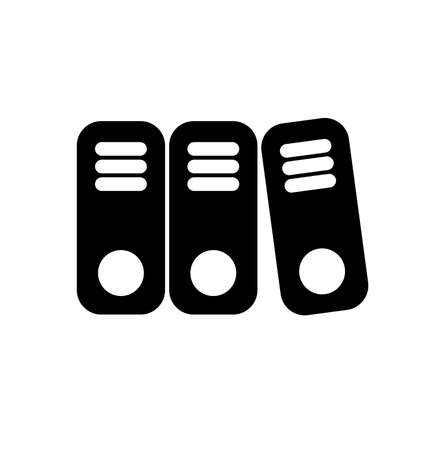 folder icon on white backgroundのイラスト素材