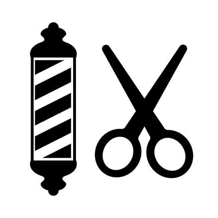 barber shop icon vectorのイラスト素材