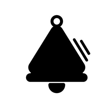 bell icon on white backgroundのイラスト素材