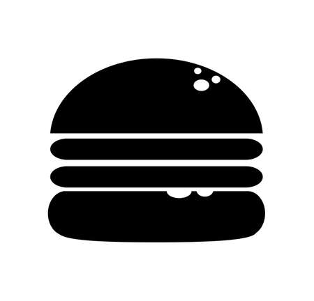 hamburger icon on white backgroundのイラスト素材