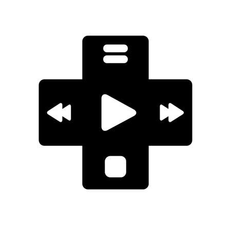 player icon on white backgroundのイラスト素材