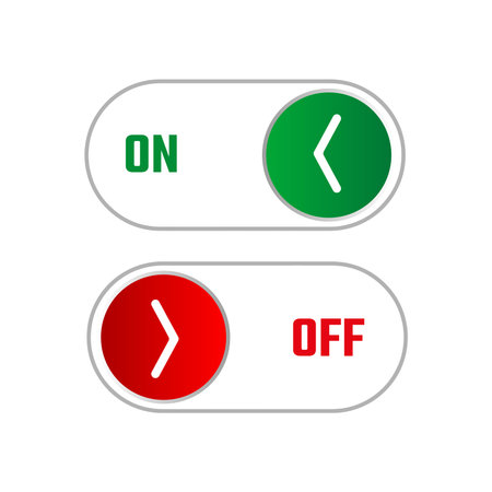 Yes, no sign on white background