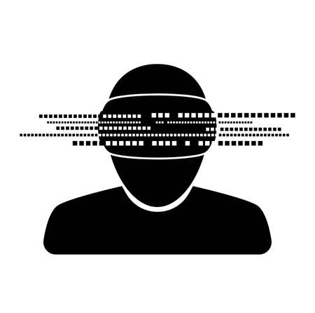 big data metaverse technology with augmented reality and virtual reality on social media platformのイラスト素材