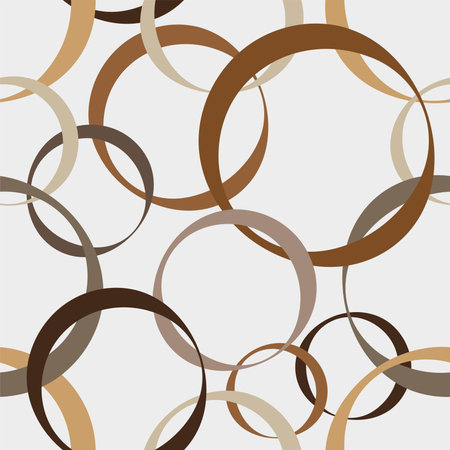 Seamless pattern decorated with chains and pearls.のイラスト素材