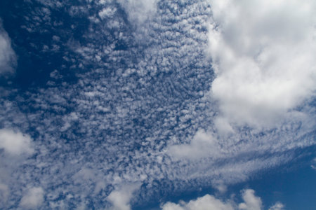 Blue sky and clouds XXL. Sky and clouds background.