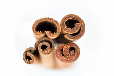 Cinnamon sticksの写真素材