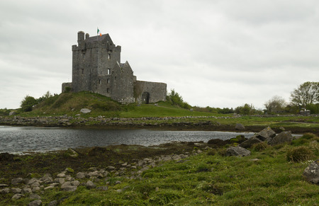 Picture of Dunguaire castle and coast area of castleのeditorial素材