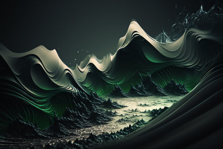 Abstract green color background. colored background. abstract picture. Generative AIの素材