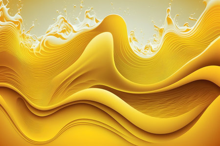 Abstract yellow color background. colored background. abstract picture. Generative AIの素材