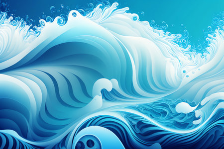Abstract blue color background. colored background. abstract picture. Generative AIの素材