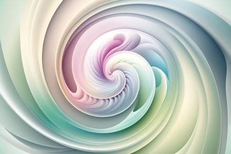 Abstract pastel whirlpool color background. Colored swirl background. abstract picture. Generative AIの素材